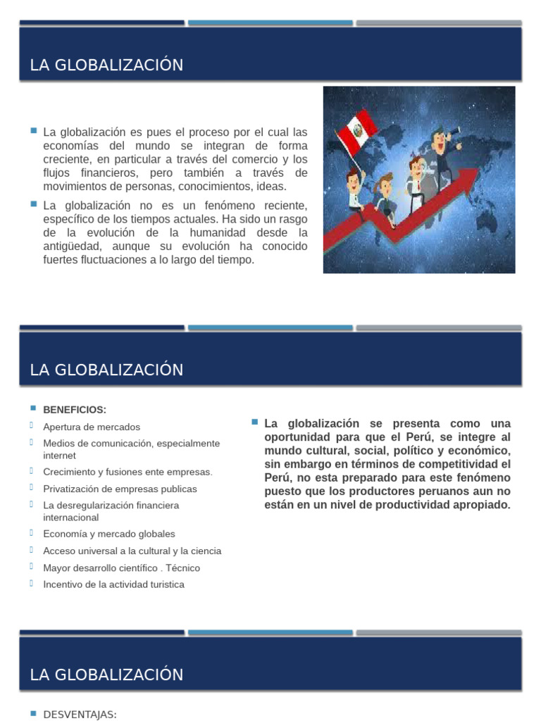 Impacto de la Globalización en Economías | PDF | Globalización | Comercio