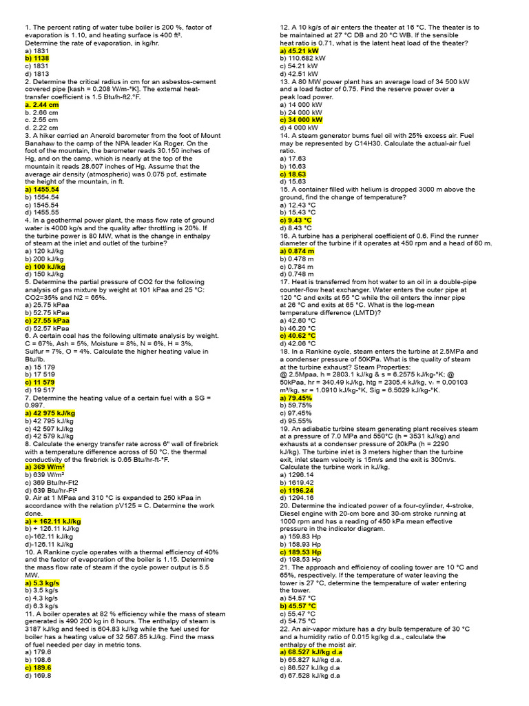 Enhancement 09 PIPE | PDF | Horsepower | Steam