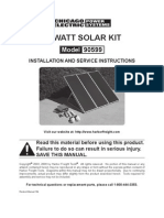 90599 - Solar Panel Manual
