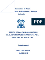 CANNABINOIDES Y CÁNCER DE PRÓSTATA (Tesis Doctoral de Nuria Olea Herrero)