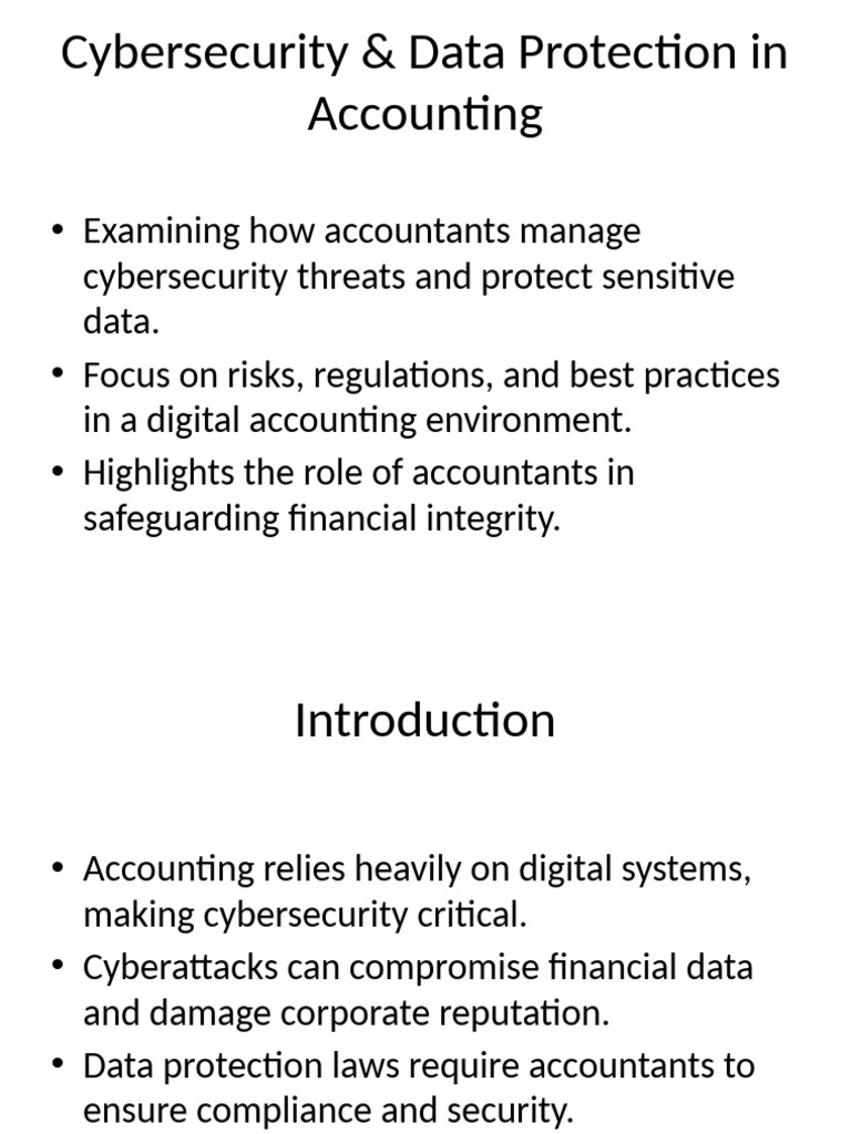 Cybersecurity Accounting | PDF | Security | Computer Security