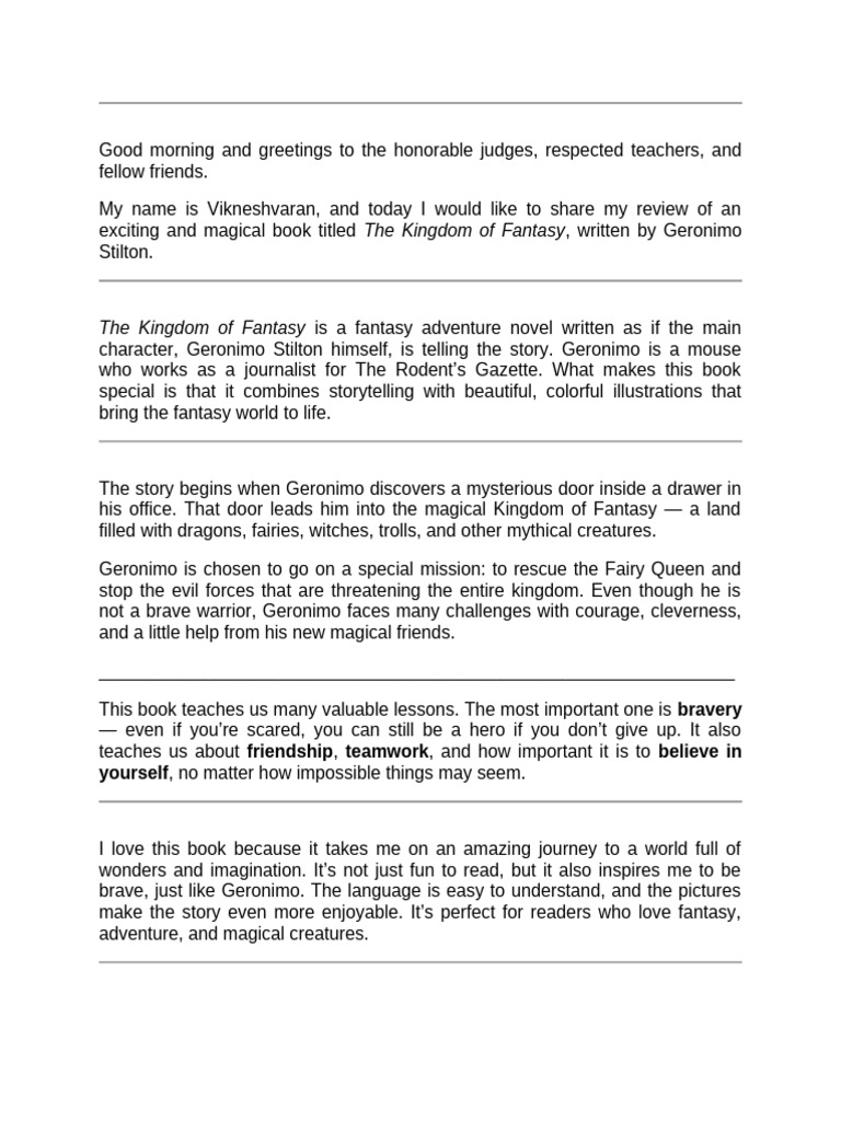 Story Script | PDF