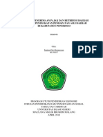 Pengaruh Penerimaan Pajak Dan Retribusi Daerah Terhadap Peningkatan An Asli Daerah Di Kabupaten Ponorogo