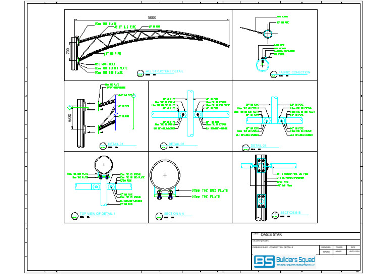 Parking Shed Connection Details | PDF