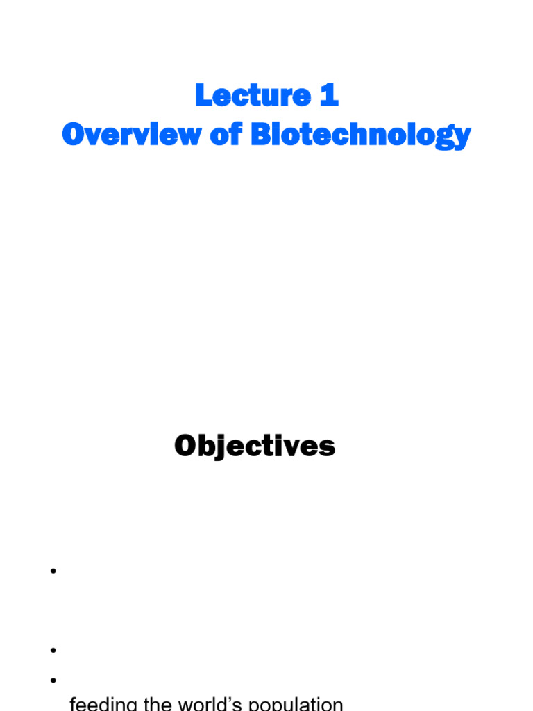 Introduction to Biotechnology Concepts | PDF | Recombinant Dna | Plant ...