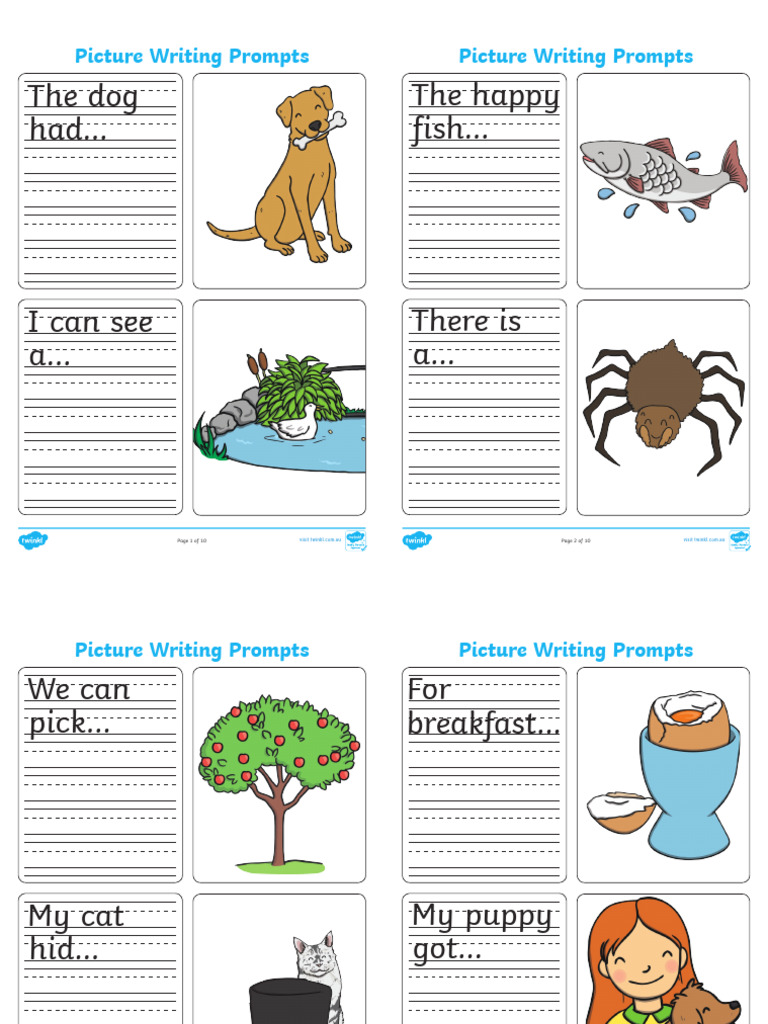 KS1 Picture Writing Prompts | PDF