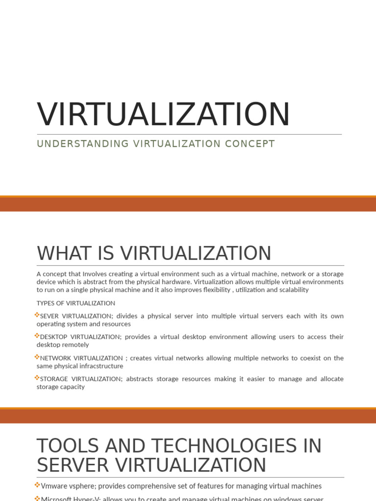 Understanding Virtualization Concepts | PDF | Virtualization | Scalability