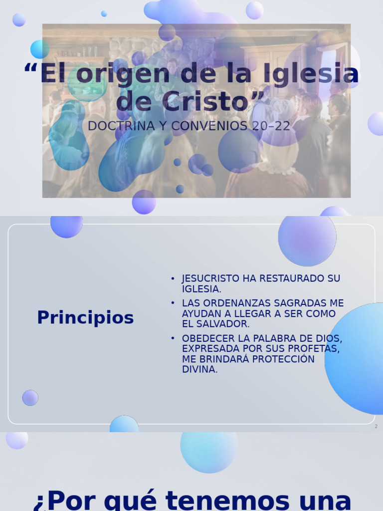 Origen de la Iglesia de Jesucristo | PDF | Iglesia cristiana | Cristo ...