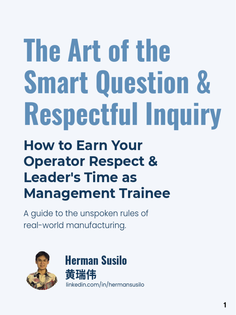 3 - The Art of The Smart Question | PDF | Knowledge | Learning