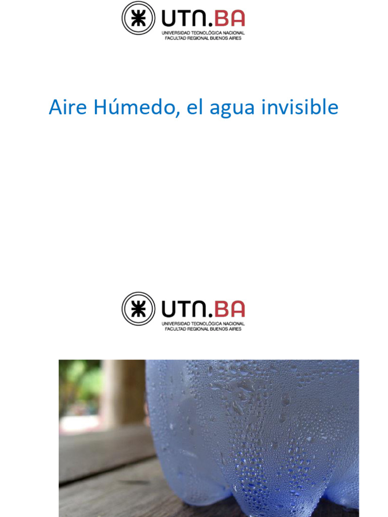 9.aire Húmedo | PDF | Humedad | Vapor de agua