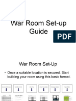 Template War Room Set-Up Rev. 0 03-10-06
