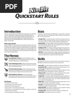 Nimble RPG Character Sheet Guide | PDF | Role Playing Games | Role ...
