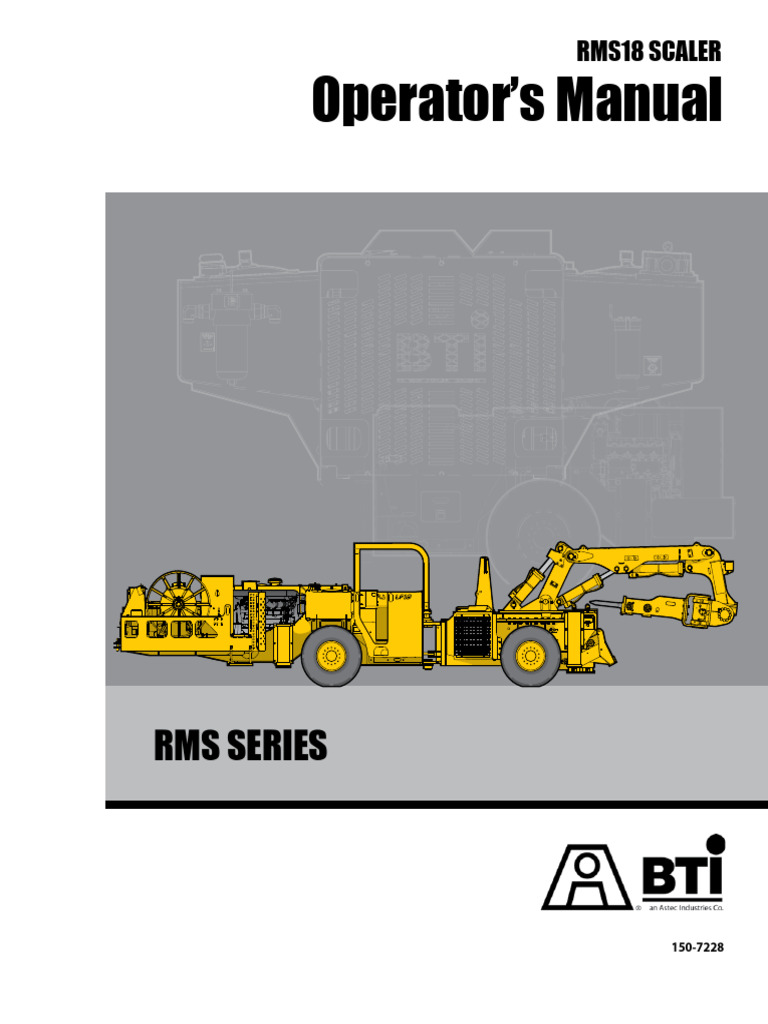 RMS18 Scaler Operator's Manual | PDF | Valve | Personal Protective ...