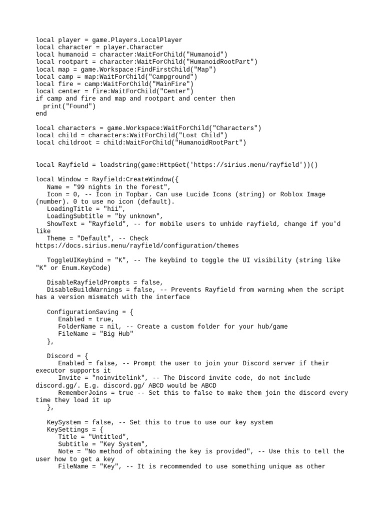 Roblox Teleport Script for Campfire | PDF | Software Engineering ...