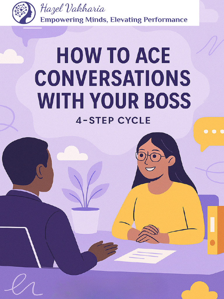 MDL - How To Ace Conversations With Boss - VCC | PDF | Social Psychology