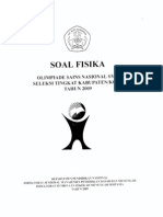 Soal Osn Fisika Kab 2009