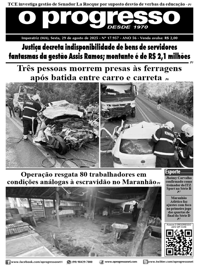 O Progresso Improbidade Administrativa Imperatriz Assis Vagas 20250829 ...