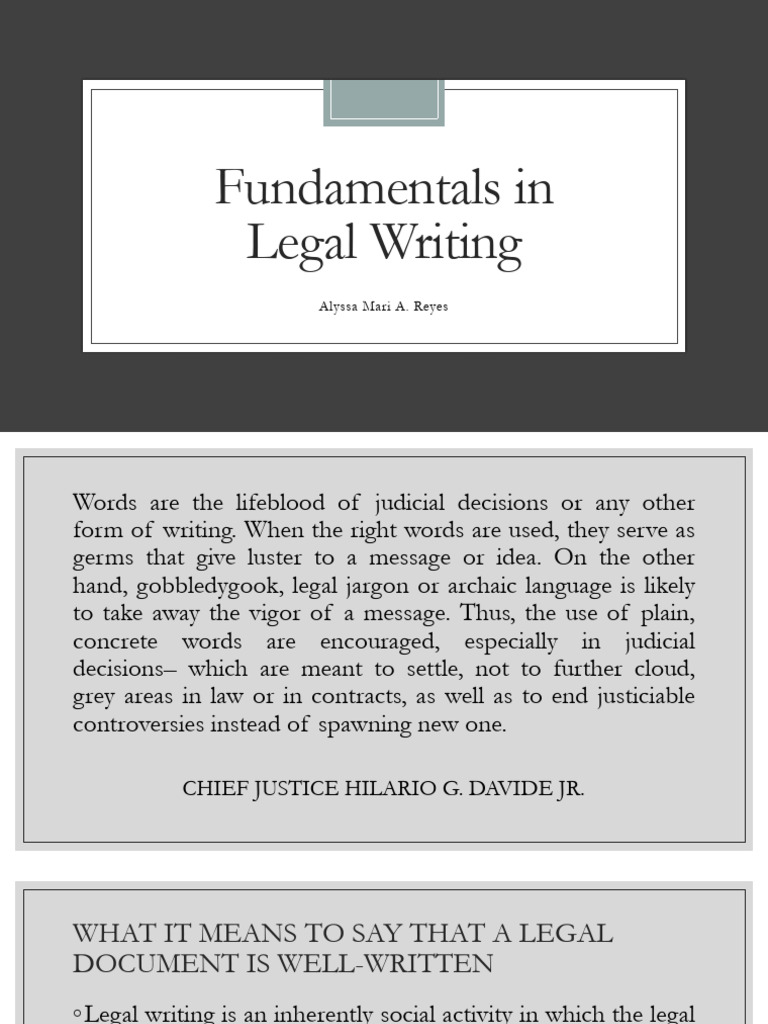 Essentials of Effective Legal Writing | PDF