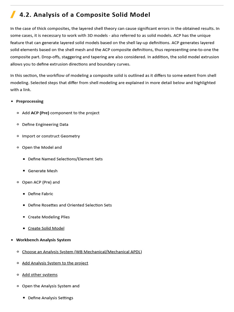 4.2. Analysis of A Composite Solid Model | PDF