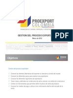 Proexport Colombia - Gestion del proceso exportador