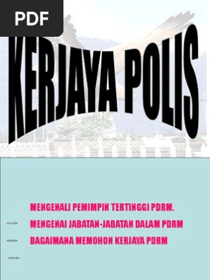 Kerjaya Polis