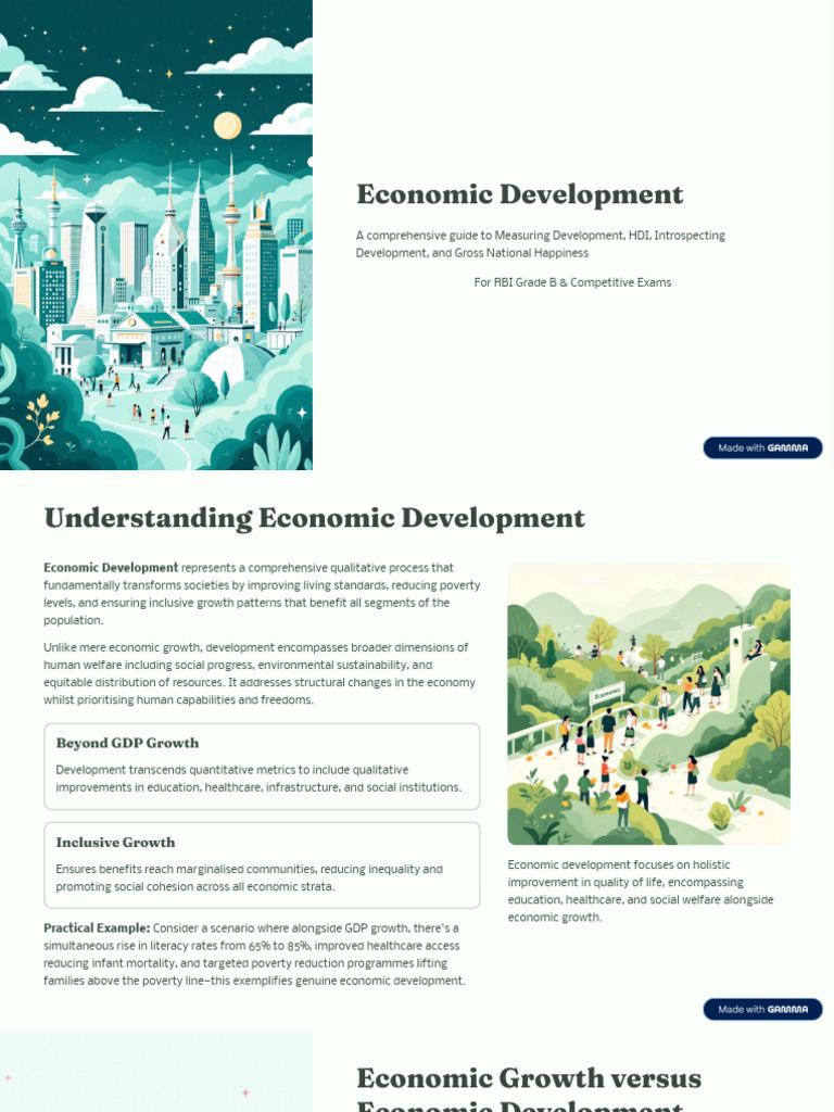 Economic Development | PDF | Gross Domestic Product | Economic Growth