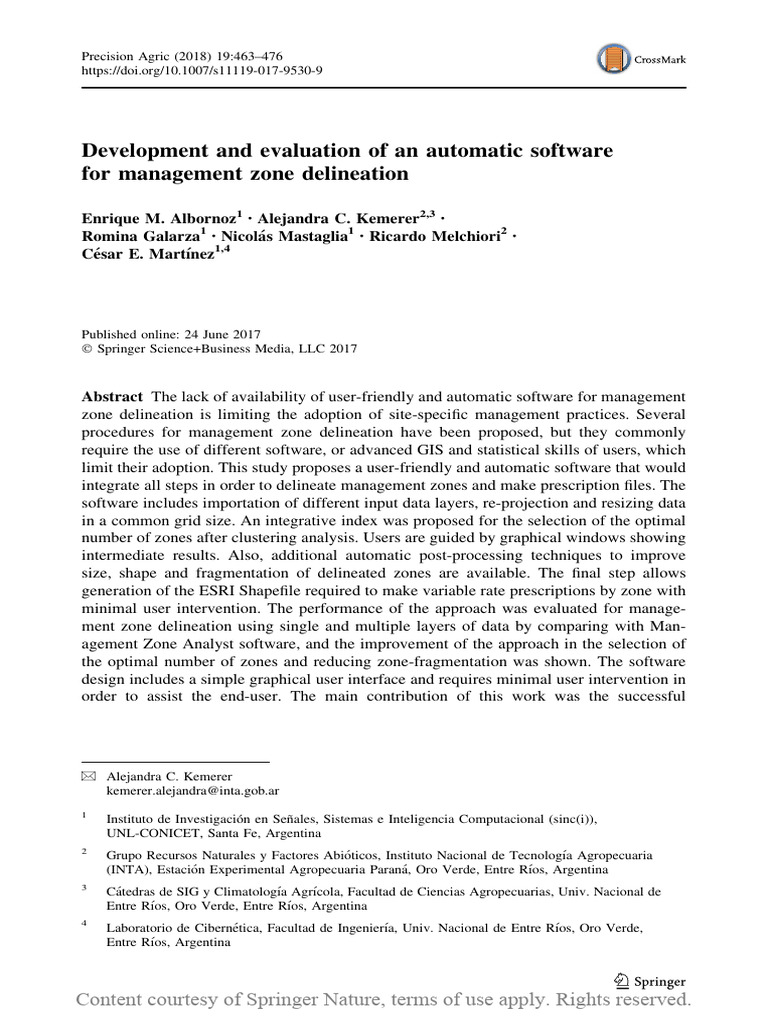 Development and Evaluation of An Automatic Softwar | PDF | Cluster Analysis