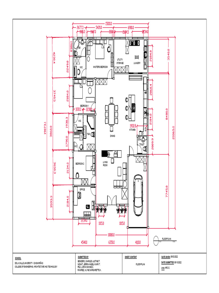 Architectural Floor Plan Overview | PDF | Home | Room