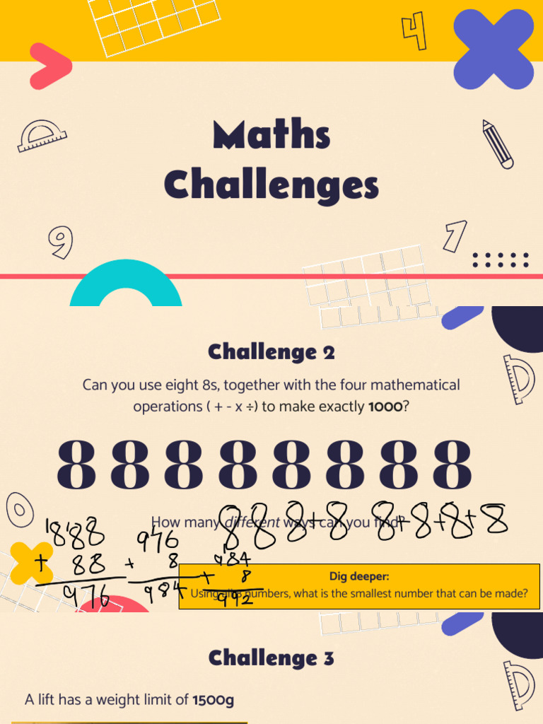 Maths Challenges - GC | PDF