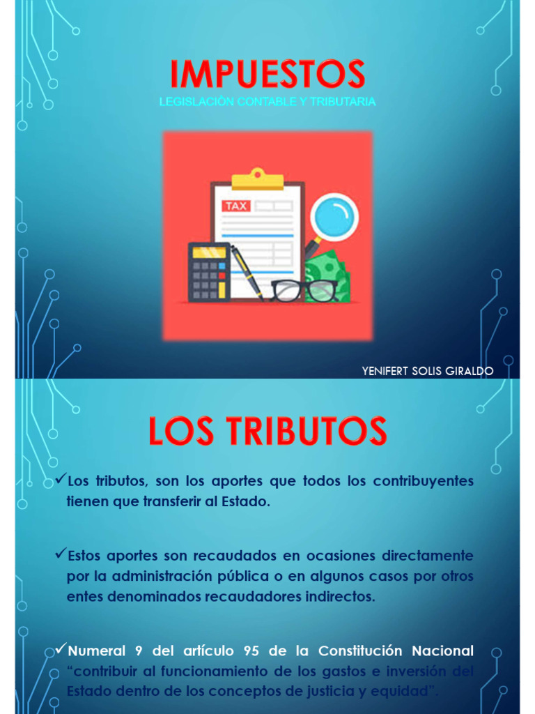 Tipos de Tributos y Su Funcionamiento | PDF | Impuestos | Economias