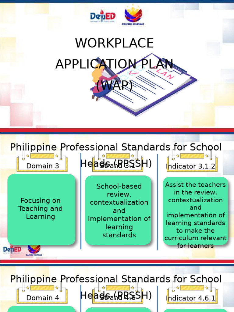 Workplace Application Plan for Educators | PDF | Learning | Educational ...