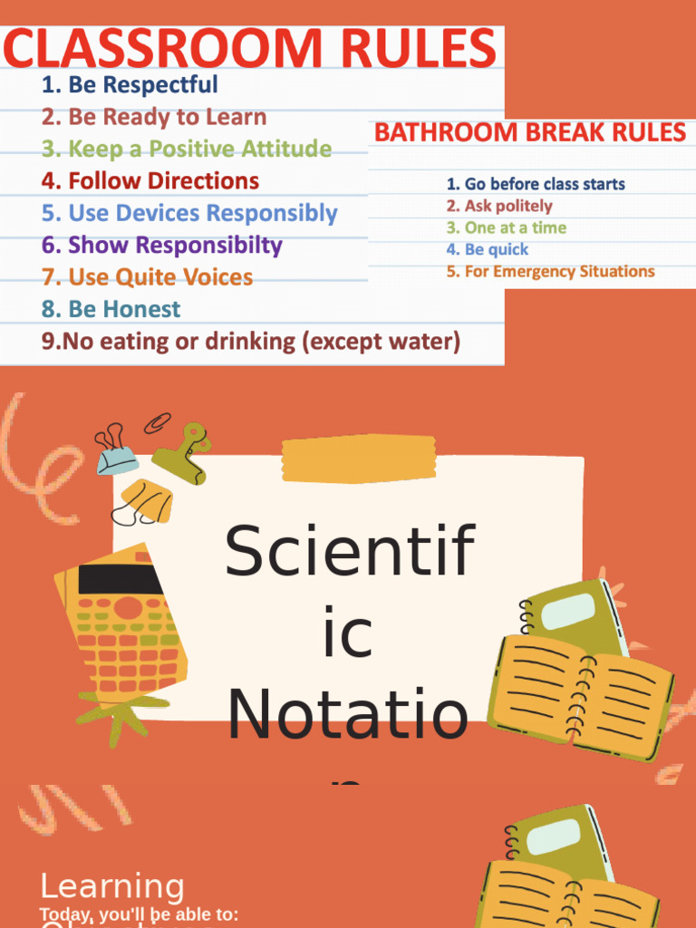 W4-Scientific Notation - 9th Grade | PDF | Astronomy | Chemistry