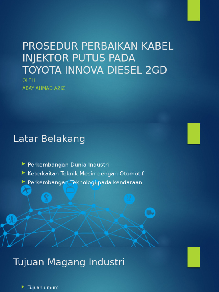 Prosedur Perbaikan Kabel Injektor Innova | PDF