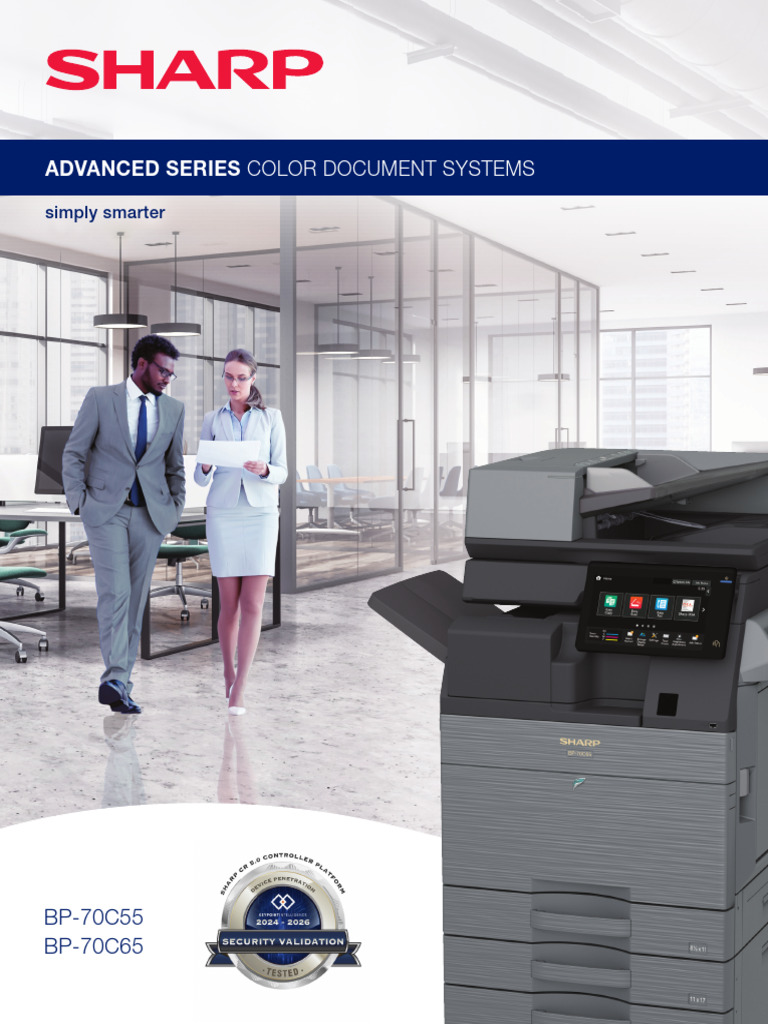 Sharp BP-70C55 Advanced Series Overview | PDF | Computer Security ...