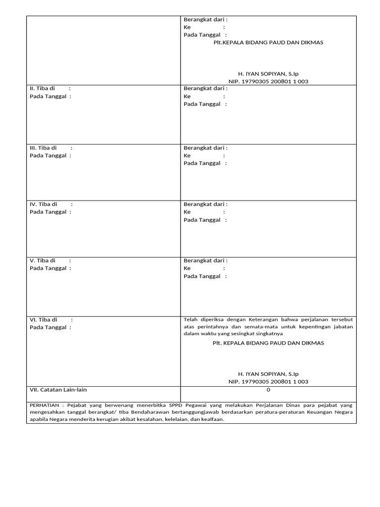 PRINT SPPD RANGKAP 12 | PDF