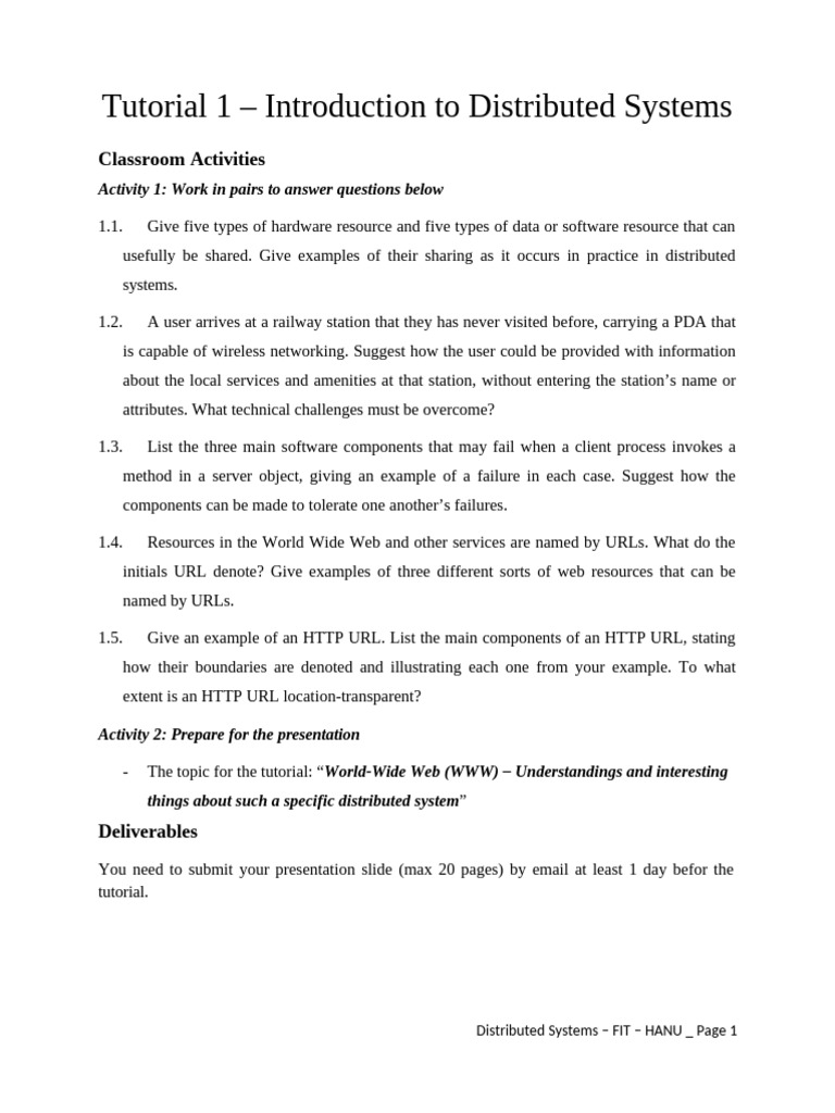 Tutorial 1 - 2025 - DSY | PDF
