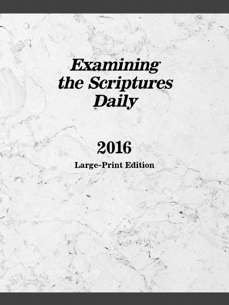 Daily Scripture Examination Guide | PDF | Jesus | Humility