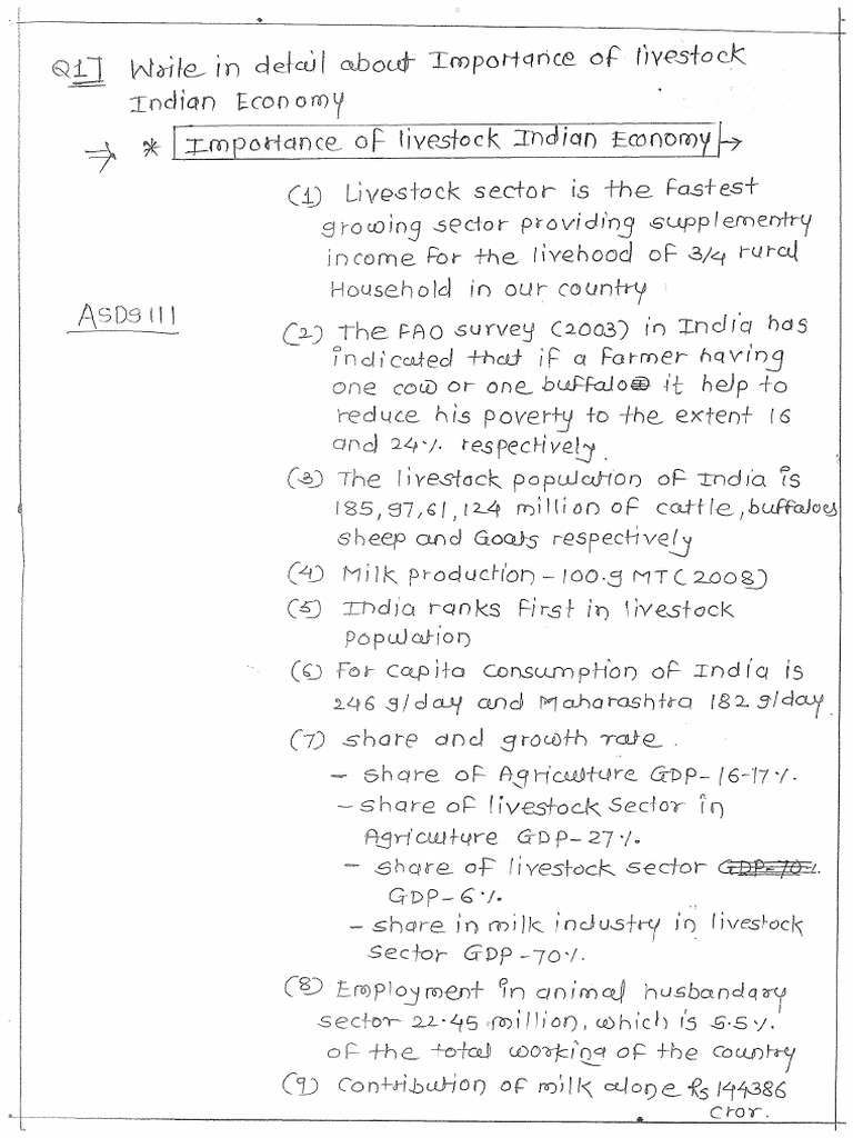 Ahds 111 Handwritten Short Note | PDF