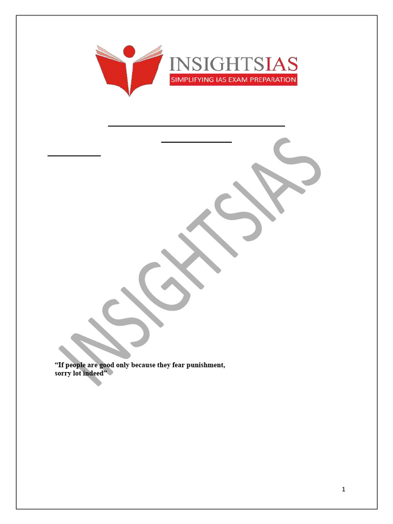 GS 4 | PDF | Justice | Crime & Violence