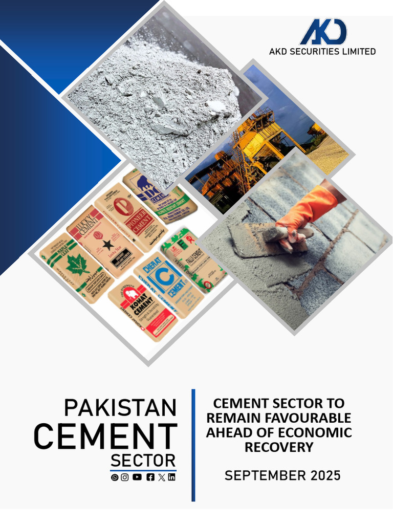 Pakistan Cement Sector Outlook 2025 | PDF | Inflation | Macroeconomics