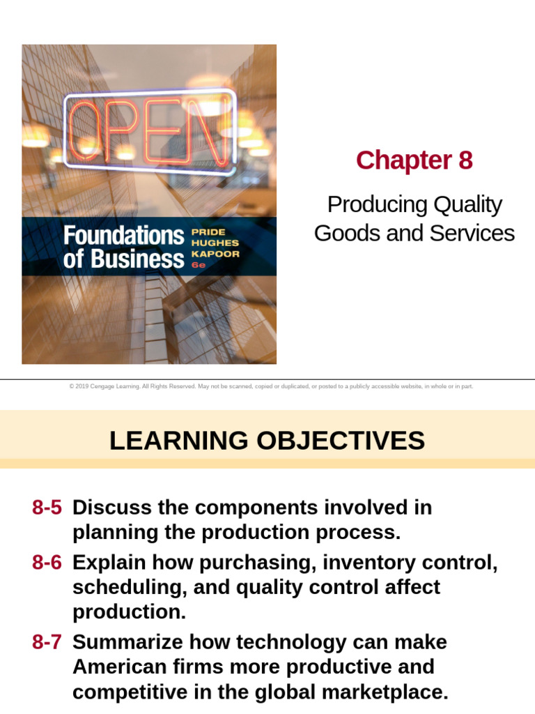 Chapter 8-Producing Quality Goods and Services Part 2 | PDF ...