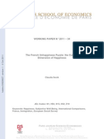 The French Unhappiness Puzzle - The Cultural Dimension of Happiness