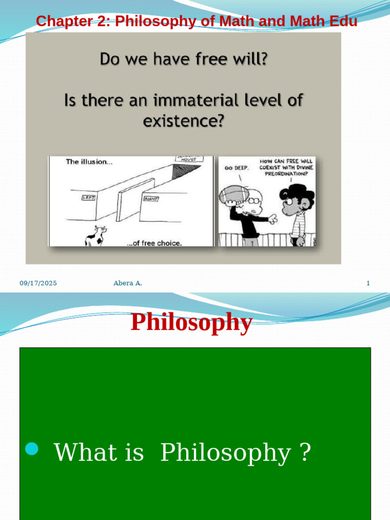 Philosophy of Mathematics and Education | PDF | Constructivism ...