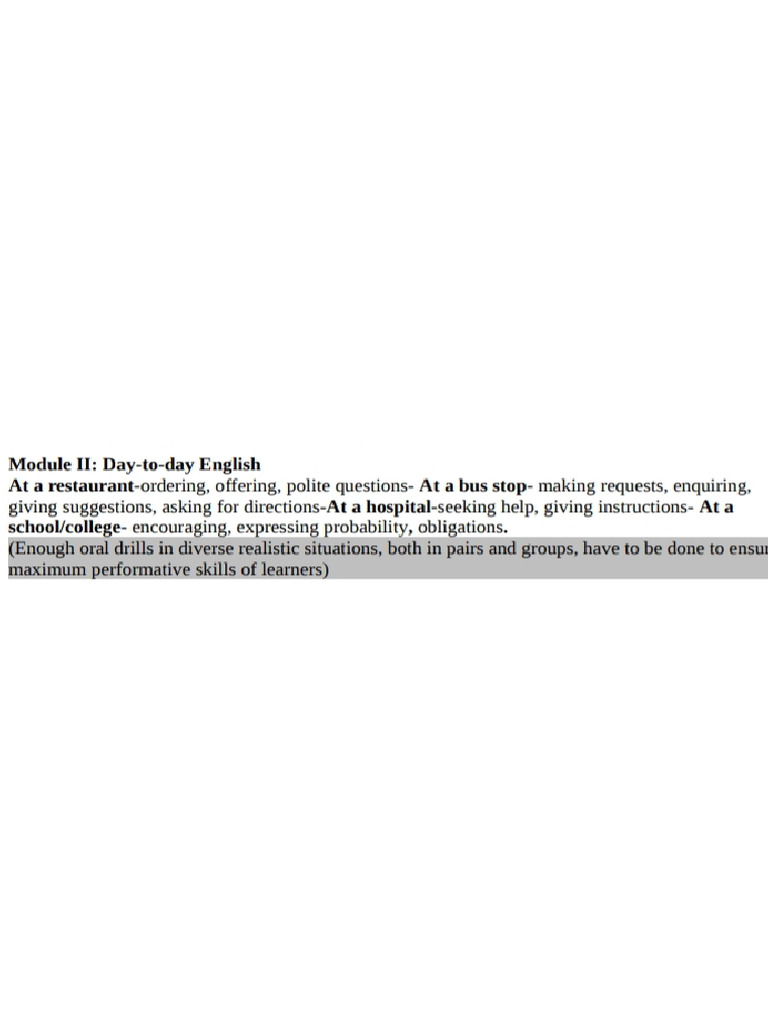 Communication Skills Module 2 | PDF