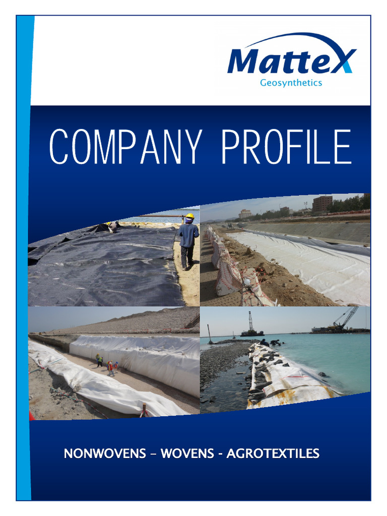 Mattex Geotextile Specifications Guide | PDF | Textiles | Nonwoven Fabric