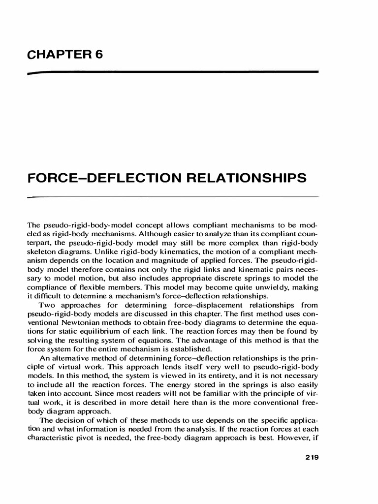 Compliant Mechanisms by Larry Howell-239-278 | PDF | Equations | Kinematics