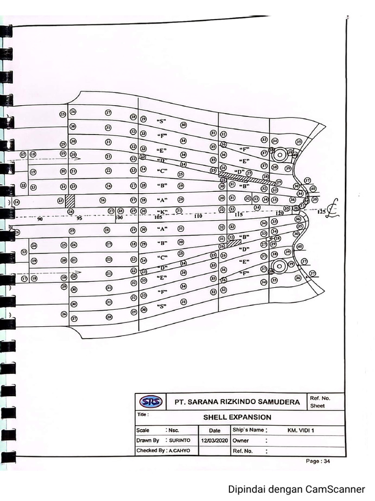 Ut - Km.vidi Bottom & Side Shell Plate | PDF