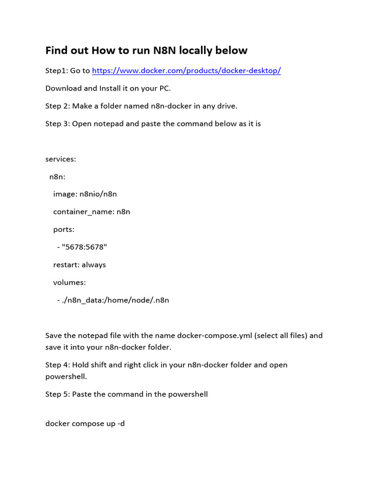 n8n Free - Mendy - Ai | PDF