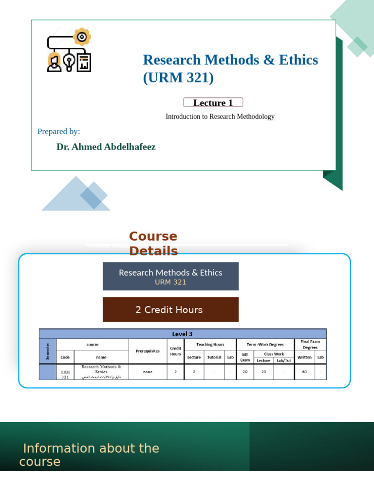 Research Methods & Ethics Overview | PDF | Methodology | Inquiry