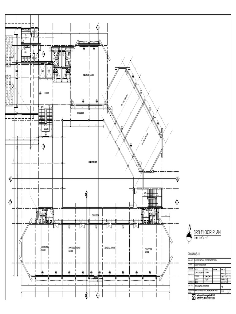 3rd Floor Plan for Training Centre | PDF